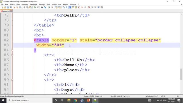 HTML| table | How to create Table in HTML|HTML for beginners | Web development for beginners | HTM смотреть онлайн
