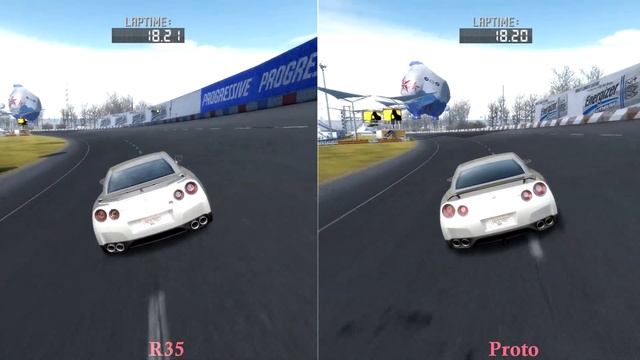 GTR [R35] Vs GTR Proto Comparison - NFS ProStreet