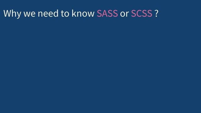 مقدمة عن ال Sass و ال SCSS смотреть онлайн