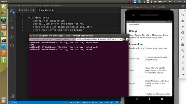 React native app Project # Setup and introduction смотреть онлайн