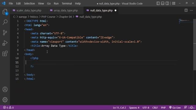 4 Special Data type in PHP смотреть онлайн