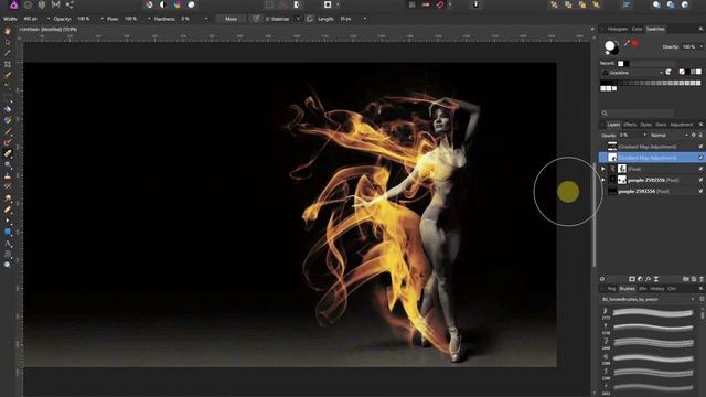 Affinity Photo: SpeedArt Fire Effect(Tutorials see Description) смотреть онлайн