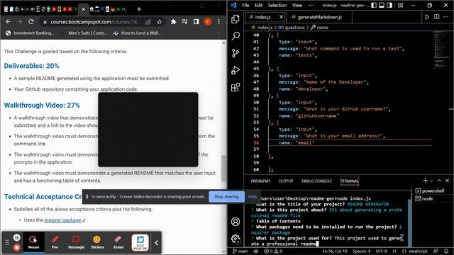 Generating a readme file with node.js: Jun 9, 2022 2:49 PM смотреть онлайн