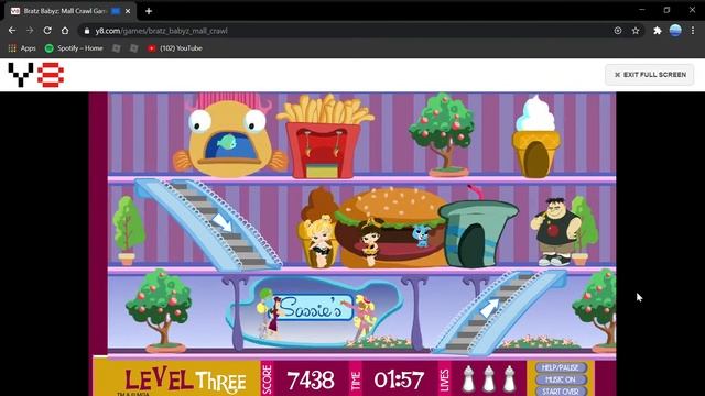 bratz babyz mall crawl flash game смотреть онлайн