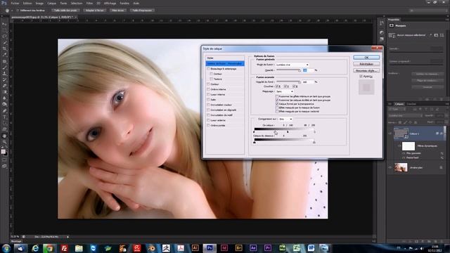 Tuto photoshop CS6, filtre pass haut смотреть онлайн