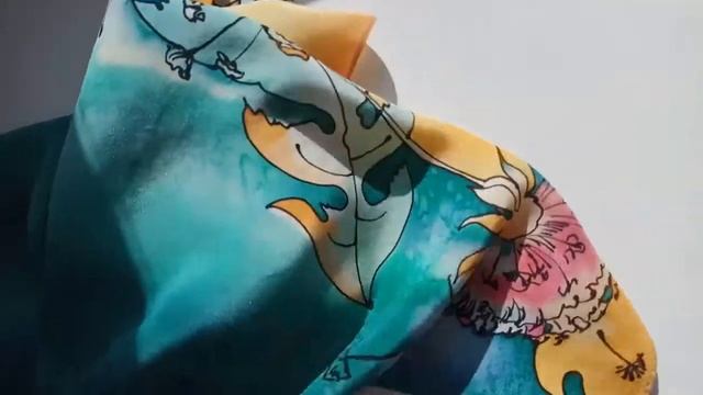 Платок "Одуванчики". смотреть онлайн