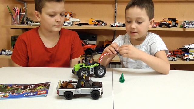 Знакомство с трактором Lego City (лего сити) от Славунчика Игрунчика смотреть онлайн