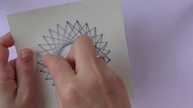 Изонить. Двухслойная окружность смотреть онлайн