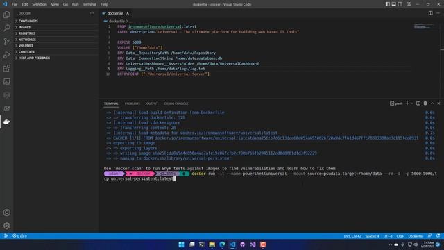 PowerShell Universal Training - Installation - Persistent Docker Container смотреть онлайн