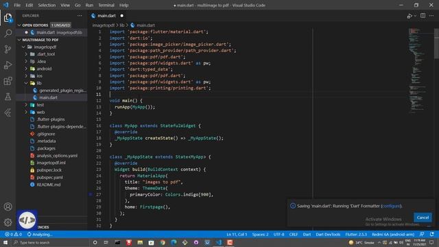 cam scanner clone flutter| doc scanner app flutter | Image to pdf converter using flutter | part 2 смотреть онлайн
