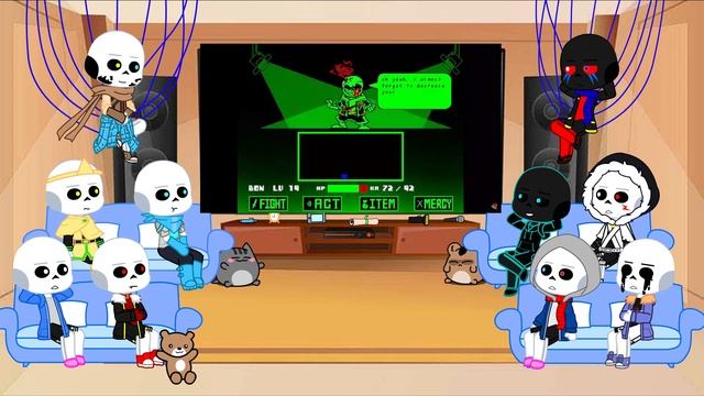 Canon Sans AUS react to Green Sans [Last part of video is lazy b/c me sleepy] смотреть онлайн