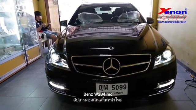 Benz C-class W204 MC by www.xenonclub.co.th смотреть онлайн