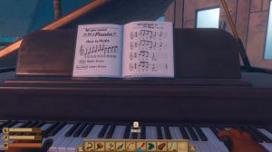 Tetris theme on Raft's piano