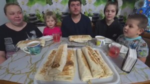 шаурма домашняя?/мукбанг/жизнь в селе навеселе