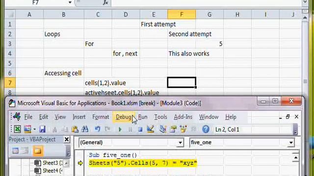 05 For Loop, Accessing Sheets and Cells - Excel Macro in Tamil By Nowfer смотреть онлайн