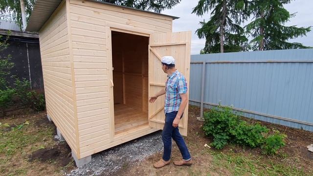 Хозблок 2х3м от компании Лесное раздолье Омск смотреть онлайн