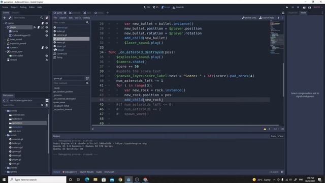 Godot Asteroids Part 12: The Rocks смотреть онлайн