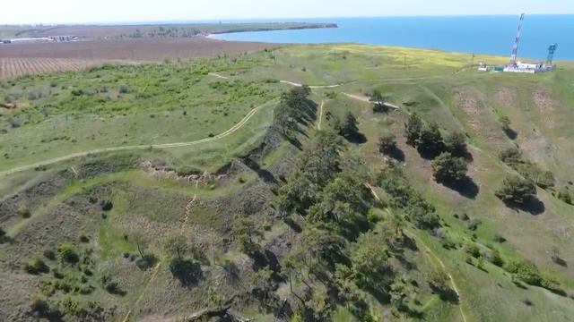 Песчаное Крым море с высоты полета смотреть онлайн