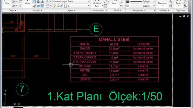 Autocad 2010 Eğitim Seti (Mimari Proje Çizimi 14.Bölüm 30.ders ) смотреть онлайн