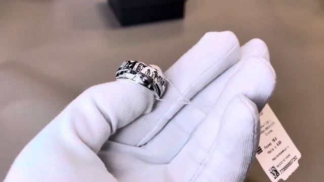Кольцо «Северная столица. Ночь» из серебра с эмалью смотреть онлайн
