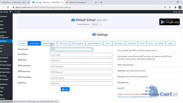 School management WordPress GPL Plugin on Cartlet смотреть онлайн