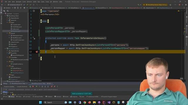 AutoMapper projection in API (.NET 7 & Blazor WebAssembly) смотреть онлайн