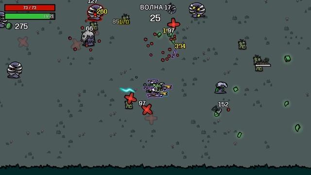 Просто не получай урон, лол)) / Перфекционист на Стихийном уроне / Patamods / Brotato моды смотреть онлайн