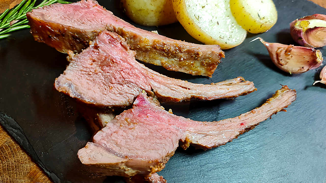 Бараньи ребрышки в духовке смотреть онлайн