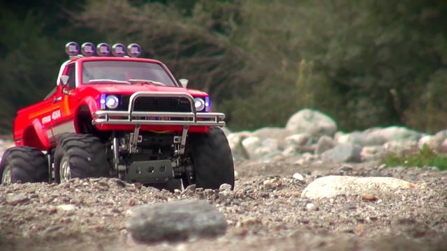 Tamiya Toyota 4x4 Pick-Up MOUNTAIN RIDER ride in the Mountains! смотреть онлайн