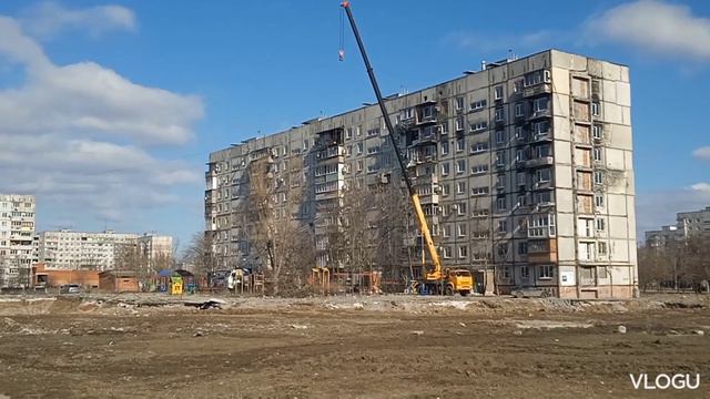 Мариуполь весенняя стройка в самом разгаре 2.03.2023 смотреть онлайн