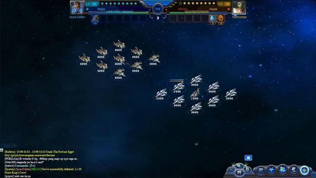 Galaxy Online II Aries 4 Constellation Using Ballistic fleets (5 rounds only) смотреть онлайн