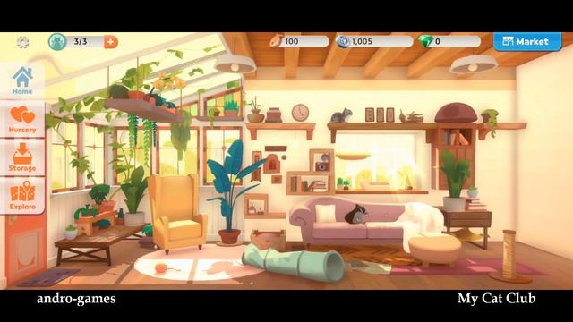 My Cat Club (by PIKPOK) - free simulation game for Android and iOS - gameplay. смотреть онлайн