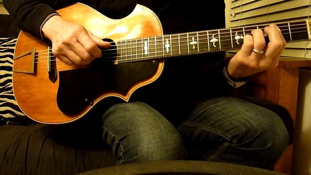 1930's Kay-Kraft Style C Venetian Acoustic Guitar. Restored. смотреть онлайн