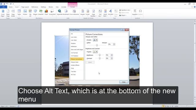 How to label or tag an image inside a Word Document with an Alt Text Description смотреть онлайн