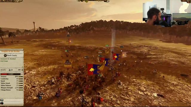 *LIVE* The Green Knight Is OP! Vampire Counts Vs. Bretonnia - Total War Warhammer 2 Battle смотреть онлайн