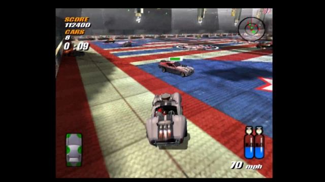 Destruction Derby Arenas Walkthrough (PS2) - Championship Part 21 - Bonus Car 1 - 60 fps смотреть онлайн