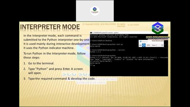 Basic Python Workshop For Beginners | Part 2 |Hosted & Created By SCG SOLUTIONZ смотреть онлайн