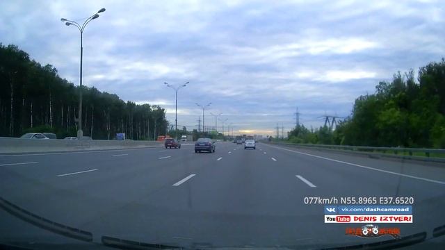 Москва → Химки (Москва, Проектируемый проезд № 6604 → Химки, Торговый центр "Мега") (06/2018) смотреть онлайн