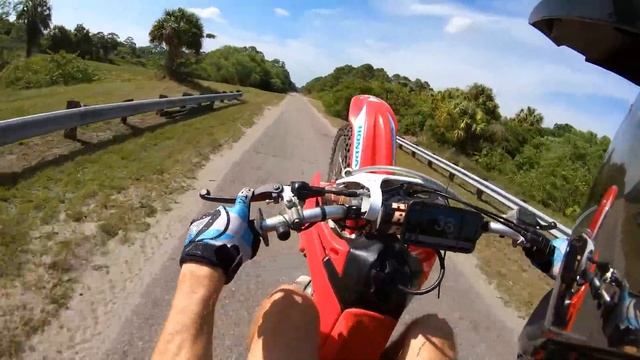 HONDA CRF150RB TOP SPEED RUN! смотреть онлайн