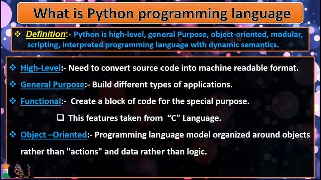 What is Python | Introduction of Python Programming | Python 3 Online course (A to Z) in Hindi #05 смотреть онлайн