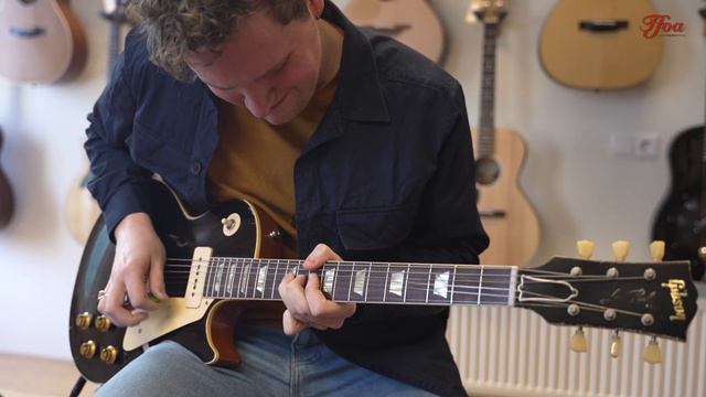 Gibson Custom Shop Murphy Lab M2M 1956 Les Paul Ebony Heavy Aged played by Milo Groenhuijzen | Demo смотреть онлайн
