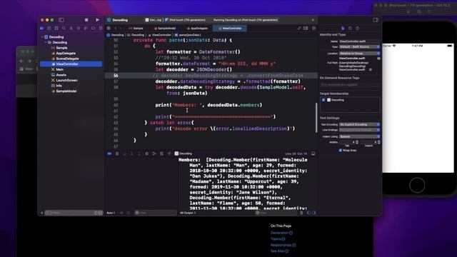 iOS Interview question || How to parse json in Swift || JSONDecoder смотреть онлайн