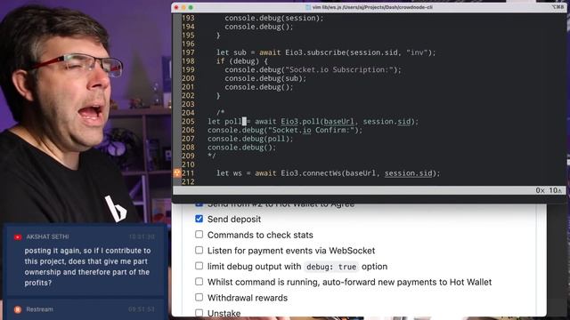Live Code Hangout: WebSockets on CrowdNode #4: Subscribing to payment events for auto-staking !no… смотреть онлайн