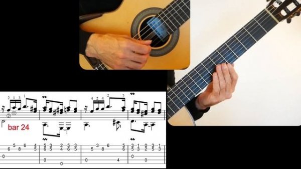 Milonga (J. Cardoso), Behind the notes, plus sheet and Tab