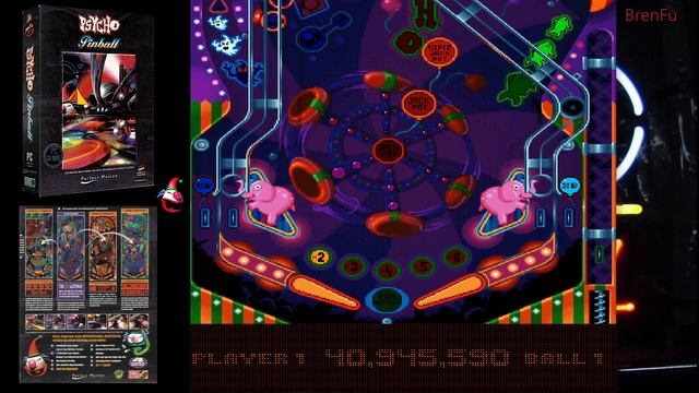 Psycho Pinball (PC MS-DOS) Psycho table longplay смотреть онлайн