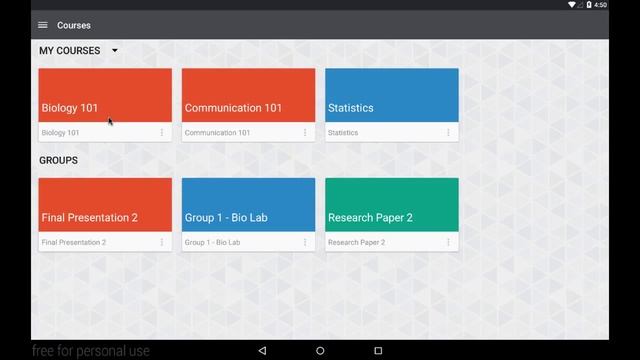 116b Canvas by Instructure for Android Tablet HD смотреть онлайн