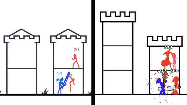 Stick Tower Hero War (Early Access) VS Stick Hero 2 Tower Defense (Early Access) #14 смотреть онлайн
