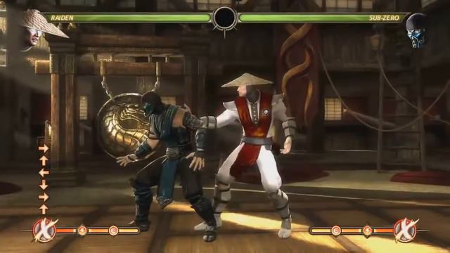 Mortal Kombat 9 Raiden обучение + комбо смотреть онлайн