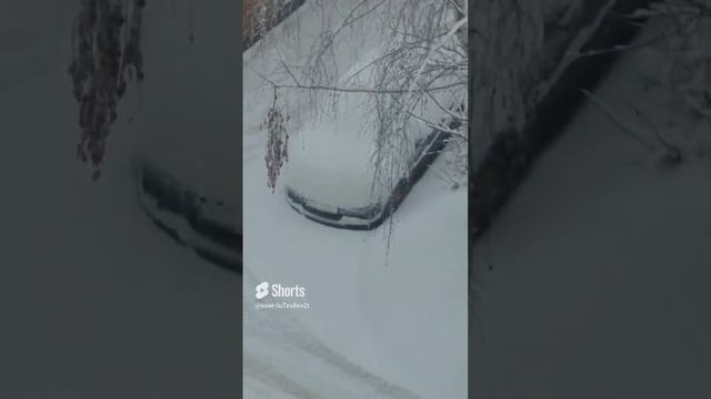 Тула, снег чистят, машины, автомобили