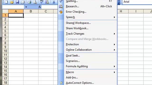 Expand Menus in Excel 2003 смотреть онлайн